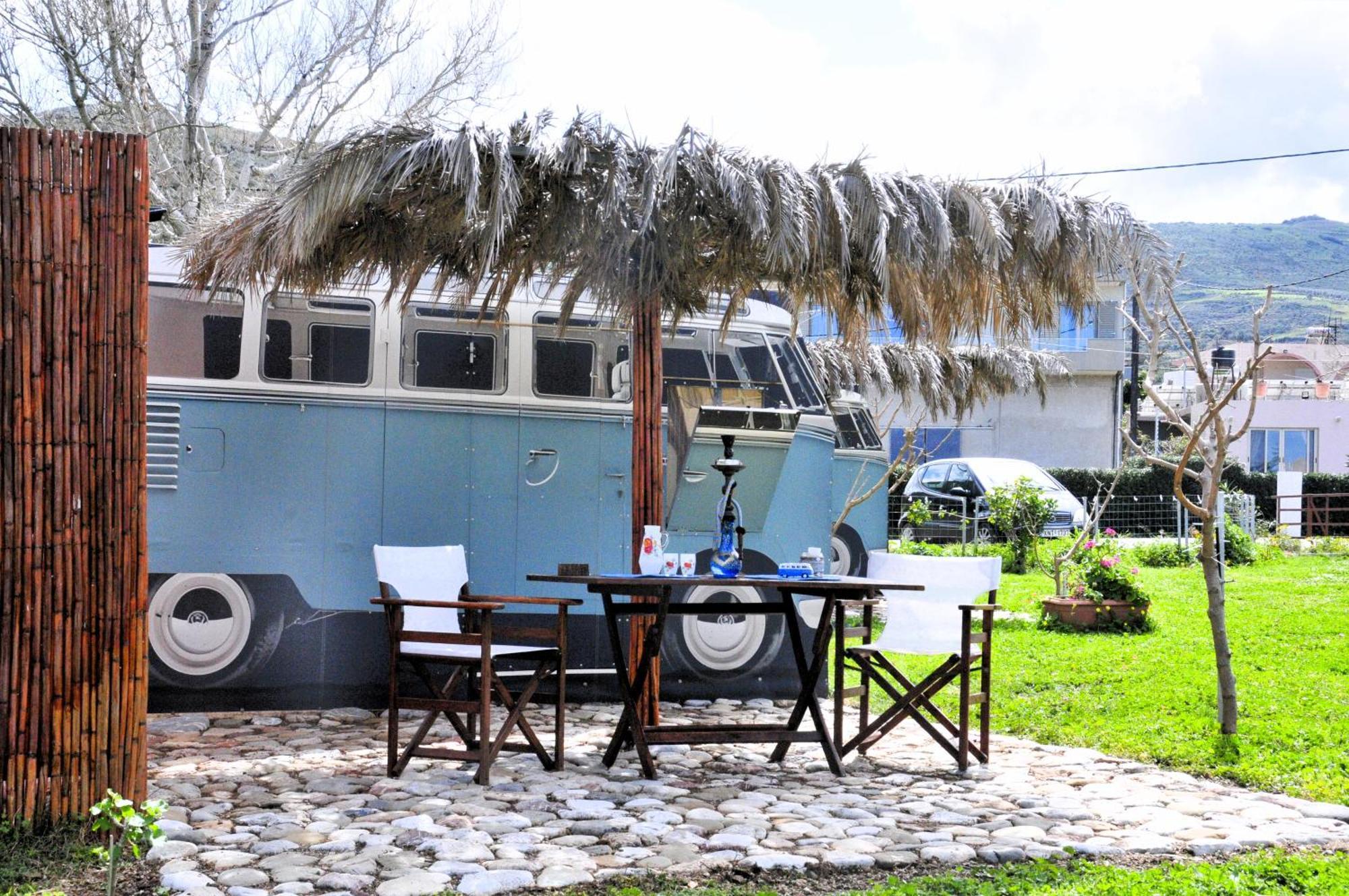 Villa Cornelia Hippie Magic Bus Kíssamos Exterior foto