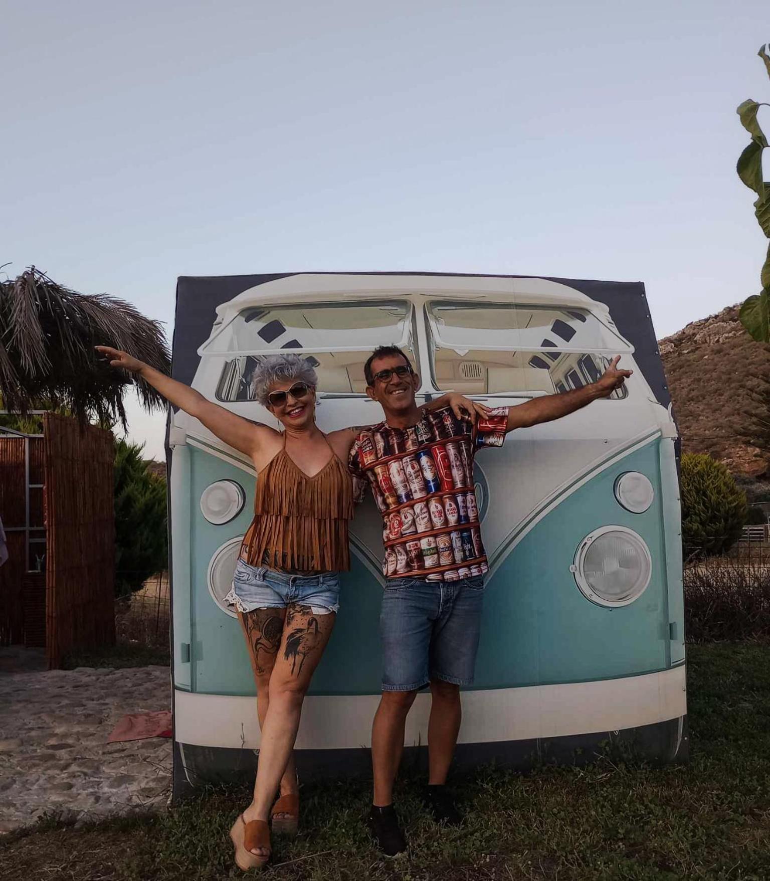 Villa Cornelia Hippie Magic Bus Kíssamos Exterior foto
