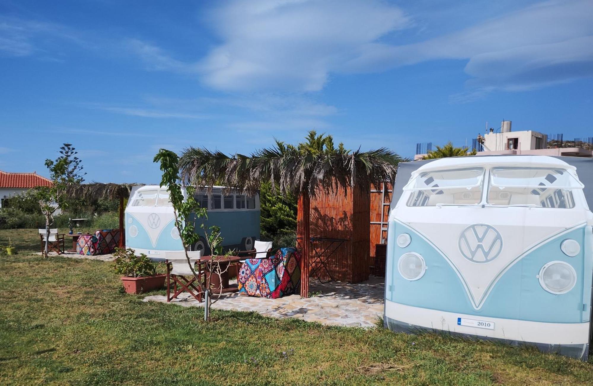 Villa Cornelia Hippie Magic Bus Kíssamos Exterior foto